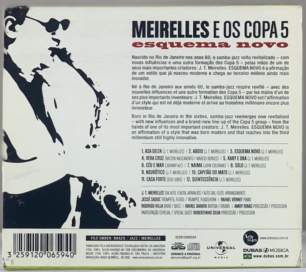 Meirelles e os Copa 5 – Esquema Novo (CD novo) | Tracks Rio